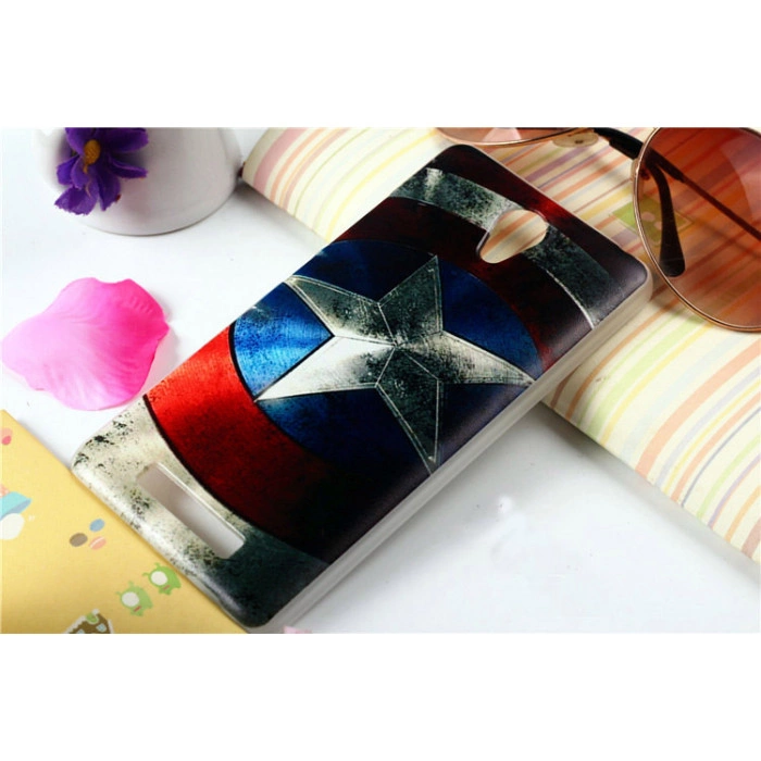 Пластиковий бампер з малюнком для Xiaomi Redmi Note 2